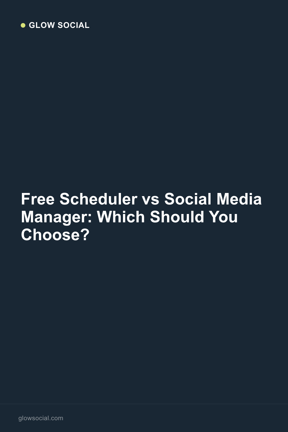 Free Scheduler vs Social Media Manager: Which Should You Choose?